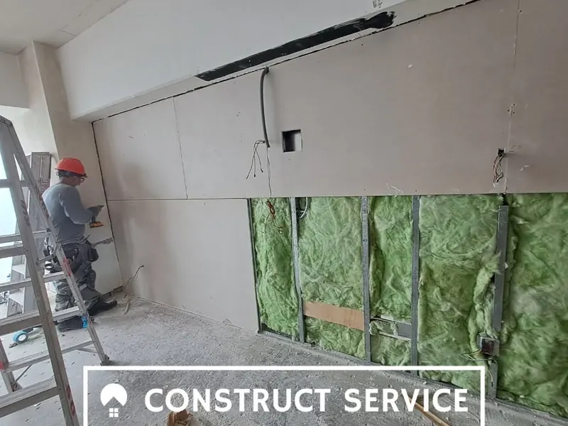 Instalación de placas con aislamiento